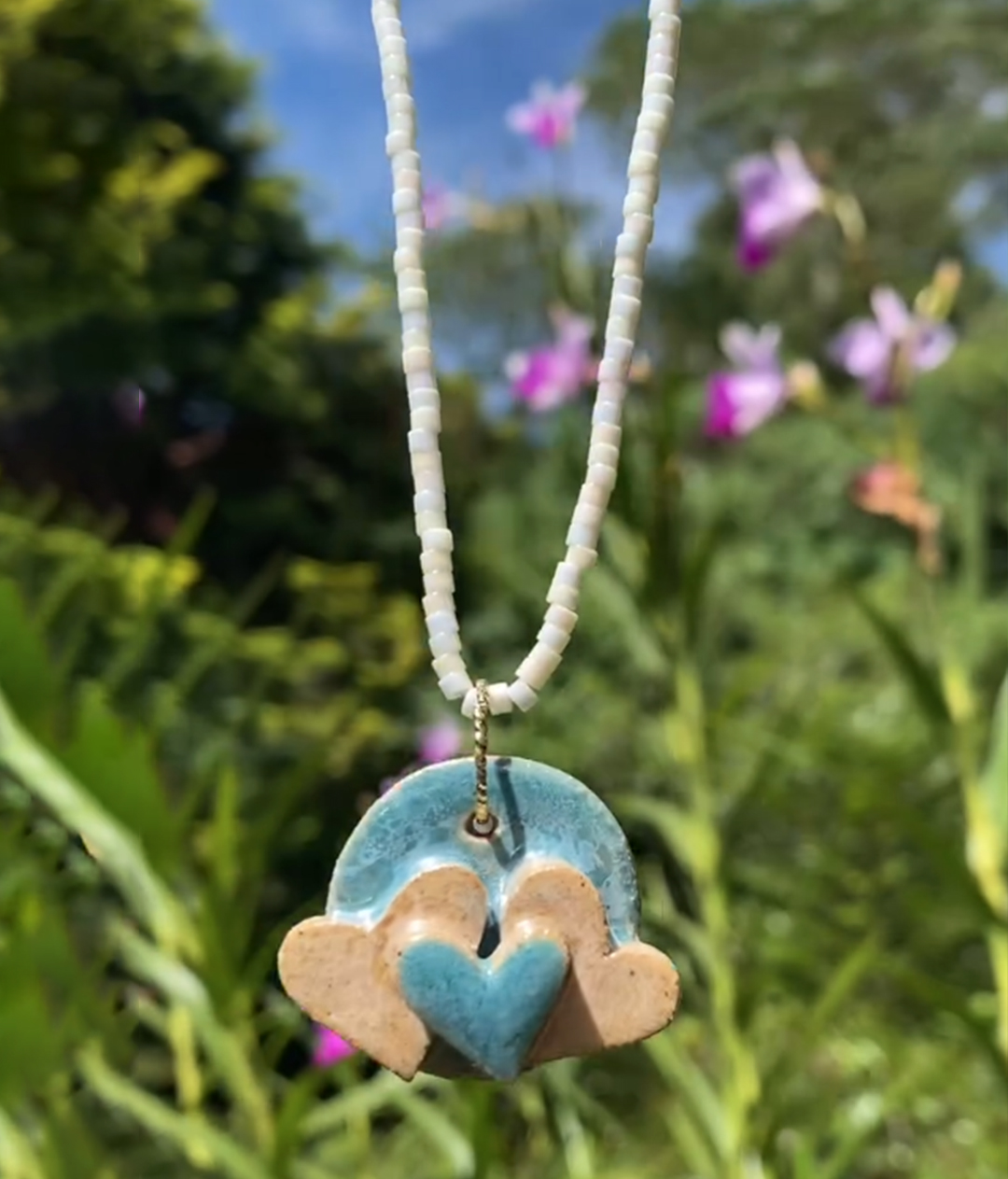 Colar Corações no Horizonte